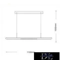 UNIVERSO závěsné LED svítidlo 70 W 5600 lm CCT 1100 x 95 mm IP20 bílé