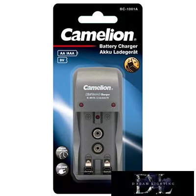 CAMELION univerzální nabíječka baterií (1-2 AA/AAA nebo 1 9V)