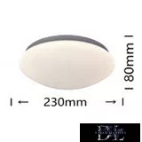 Stropní svítidlo UNIVERSO 18 W 1620 lm 4000 K ∅230 × 80 mm bílé