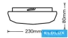 Stropní svítidlo UNIVERSO 18 W 1620 lm CCT.kap ∅230×80 mm bílé