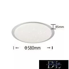Stropní svítidlo UNIVERSO 48 W 3840 lm CCT ∅580 × 85 mm bílé