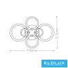 Stropní svítidlo UNIVERSO 51 W 2550 lm CCT.kap IP20 790 × 570 × 140 mm bílé