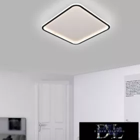   UNIVERSO stropní svítidlo 50 W 4000 lm 3000 K 500 × 500 × 50 mm černá