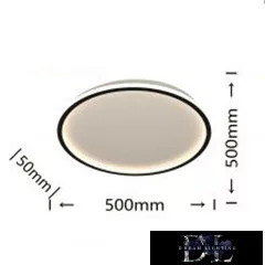 Stropní svítidlo UNIVERSO 43 W 3440 lm 3000 K ∅500 × 50 mm bílé