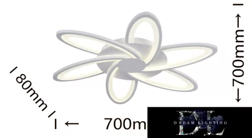 UNIVERSO Stropní svítidlo LED 59w 4720lm 4000k 700mm IP20