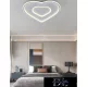 Stropní svítidlo UNIVERSO 54 W 4320 lm 3000 K 490 x 470 mm bílé