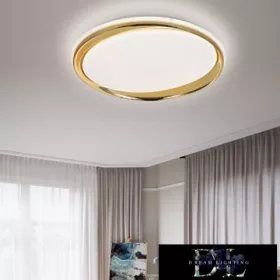   Stropní svítidlo UNIVERSO 46 W 3680 lm CCT ∅490 × 80 mm zlatá