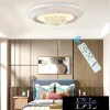 UNIVERSO Křišťálové skleněné stropní svítidlo 38/76w 3040/6080lm CCT IP22 ∅610mm bílé