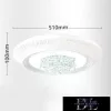 UNIVERSO Křišťálové stropní svítidlo 34/68w 2720/5440lm CCT IP22 ∅510mm bílé