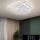 Stropní svítidlo UNIVERSO 48 W 3840 lm 4000 K 520 × 500 mm bílé