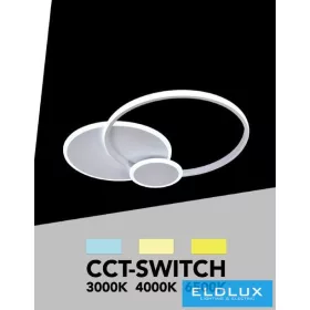   UNIVERSO Stropní svítidlo 37 W 2960 lm CCT 550 x 430 mm bílé