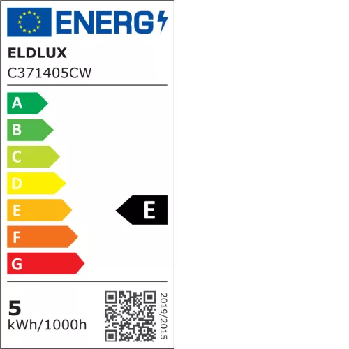 LED žárovka ELDLUX C37 E14 5 W 550 lm 6500 K
