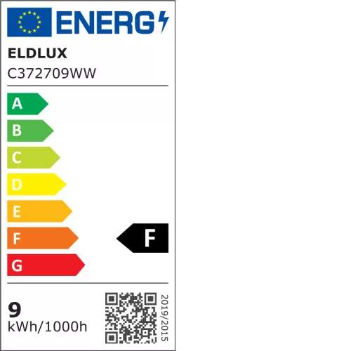ELDLUX LED žárovka C37 E27 9 W 855 lm 3000 K