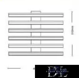 UNIVERSO Stropní svítidlo 55 W 4400 lm 6500 K 510 x 490 mm bílé