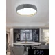 UNIVERSO Stropní svítidlo 46 W 3680 lm 6500 K 495 x 100 mm šedá/zlatá