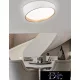 Stropní svítidlo UNIVERSO 46 W 3680 lm 4000 K ∅500 x 135 mm bílá/zlatá