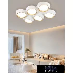   Stropní svítidlo UNIVERSO 120 W 9600 lm 4000 K 860 × 570 × 130 mm bílá/zlatá