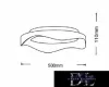 UNIVERSO Stropní svítidlo 38 W 3040 lm CCT D500x110 mm černá