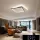 Stropní svítidlo UNIVERSO 39 W 3150 lm CCT se spínačem 445 x 530 mm IP44 bílá/černá
