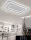 UNIVERSO Stropní svítidlo 123 W 9840 lm CCT 1020 x 625 mm bílá
