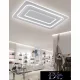 UNIVERSO Stropní svítidlo 123 W 9840 lm CCT 1020 x 625 mm bílá