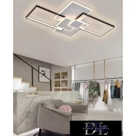   UNIVERSO Stropní svítidlo 83 W 6640 lm CCT 1100 × 700 mm bílá/černá