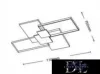 UNIVERSO Stropní svítidlo 83 W 6640 lm CCT 1100 × 700 mm bílá/černá