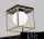 UNIVERSO Stropní svítidlo 1xG9 max.10w 200x200x160mm IP20 Staré zlato