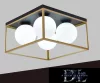 Stropní svítidlo UNIVERSO 4xG9 max. 10 W 400 x 400 x 160 mm IP20 staré zlato