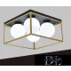 Stropní svítidlo UNIVERSO 4xG9 max. 10 W 400 x 400 x 160 mm IP20 staré zlato