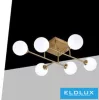 Stropní svítidlo UNIVERSO 6xG9 max. 10 W 700 × 700 × 170 mm IP20 starozlatá 5 let