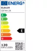 ELDLUX Křišťálová skleněná stropní lampa Chrom LED 24×5W 4000k IP20 1050x700x340mm