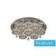ELDLUX Křišťálová skleněná stropní lampa 63 W 5040 lm CCT.T IP20 D700x215 mm Chrom