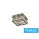 ELDLUX Křišťálová skleněná stropní lampa 24 W 1920 lm CCT IP20 280 x 280 x 215 mm chromová
