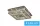 ELDLUX Křišťálová skleněná stropní lampa 70 W 5600 lm CCT.T IP20 600 x 600 x 275 mm Chrom