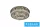 ELDLUX Křišťálová skleněná stropní lampa 52 W 4160 lm CCT.T IP20 D550x275 mm Chrom