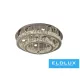 ELDLUX Křišťálová skleněná stropní lampa 71 W 5680 lm CCT.T IP20 D650x275 mm Chrom