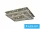 ELDLUX Křišťálová skleněná stropní lampa 84 W 6720 lm CCT.T IP20 900 x 650 x 275 mm Chrom