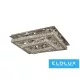 ELDLUX Křišťálová skleněná stropní lampa 84 W 6720 lm CCT.T IP20 900 x 650 x 275 mm Chrom