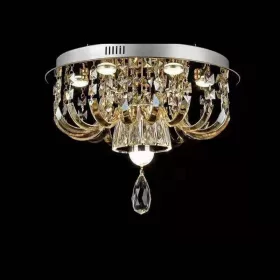   ELDLUX ELDSUN křišťálová stropní lampa chrom LED 28W CCT