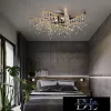 ELDLUX GLOSSY křišťálová stropní lampa chrom 49W 4000K