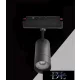 UNIVERSO Magnetický bodový svítidlo na kolejnici DC:48V 14W 1190LM 3000K RA90 IP20 192x144x56mm Černá