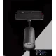 UNIVERSO Magnetický reflektor na kolejnici DC:48V 14W 1190LM 4000K RA90 IP20 192x144x56mm Černý