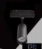 UNIVERSO Magnetický reflektor na kolejnici DC:48V 24W 2280LM 3000K RA90 IP20 213x165x76mm Černý