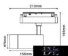 UNIVERSO Magnetický reflektor na kolejnici DC:48V 24W 2280LM 3000K RA90 IP20 213x165x76mm Černý