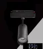 UNIVERSO Magnetický reflektor na kolejnici DC:48V 24W 2280LM 4000K RA90 IP20 213x165x76mm Černý