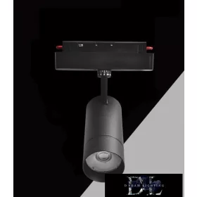   UNIVERSO Magnetický reflektor na kolejnici DC:48V 24W 2280LM 4000K RA90 IP20 213x165x76mm Černý