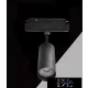 UNIVERSO Magnetický reflektor na kolejnici DC:48V 24W 2280LM 4000K RA90 IP20 213x165x76mm Černý