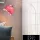 UNIVERSO Stojací lampa Feather 1XE27 Max. 60 W 1850 x 1100 mm růžová