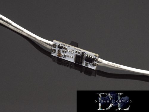 ANROLED Řídicí jednotka LED na lištu IR spínač stmívač (DC: 12/24 V 8 A)